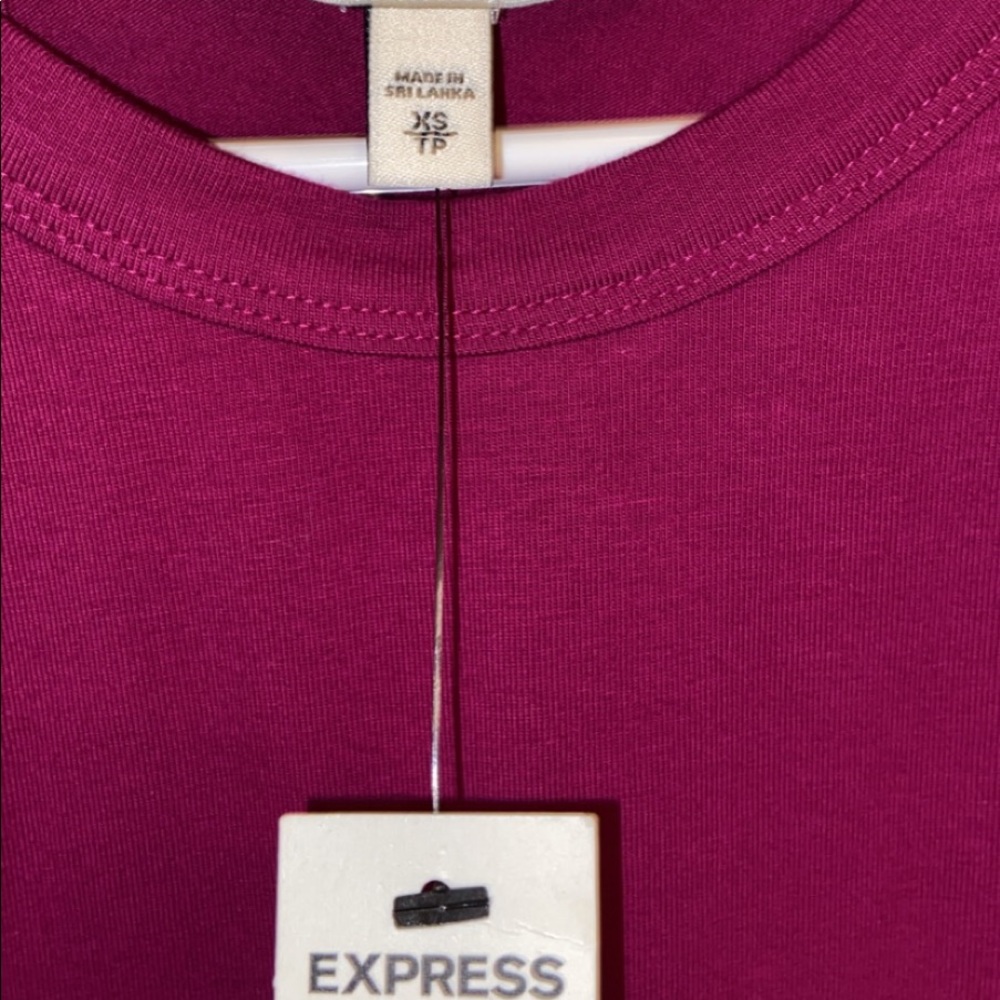 express purple crop top